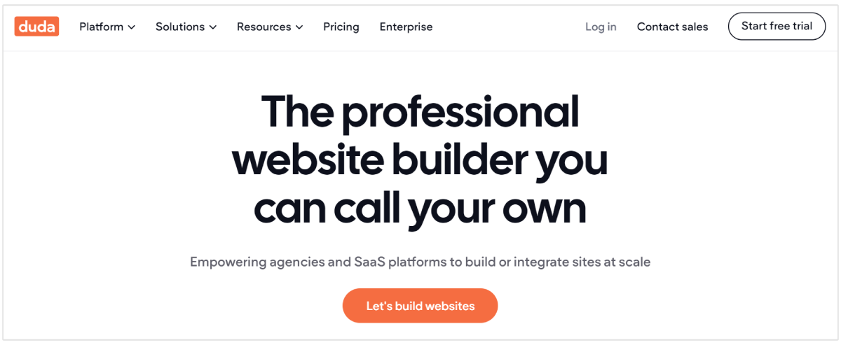 Duda [constructor] de [sitios web]